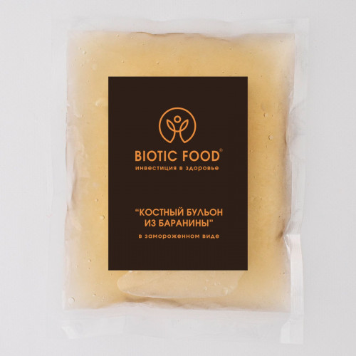 Костный бульон из баранины в замороженном виде - Костные бульоны BIOTIC FOOD