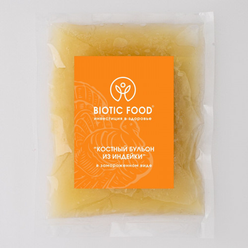 Костный бульон из индейки в замороженном виде - Костные бульоны BIOTIC FOOD