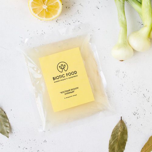 Костный бульон куриный в замороженном виде - Костные бульоны BIOTIC FOOD